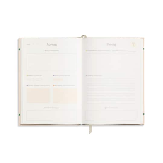Papier 6" x 8.5" Tulip Vase Hardcover Guided Wellness Journal